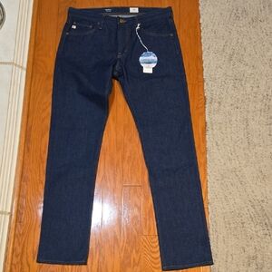 AG Adriano Goldschmied The Tellis Dark Blue Modern Slim Jeans Size 32x34 NWT